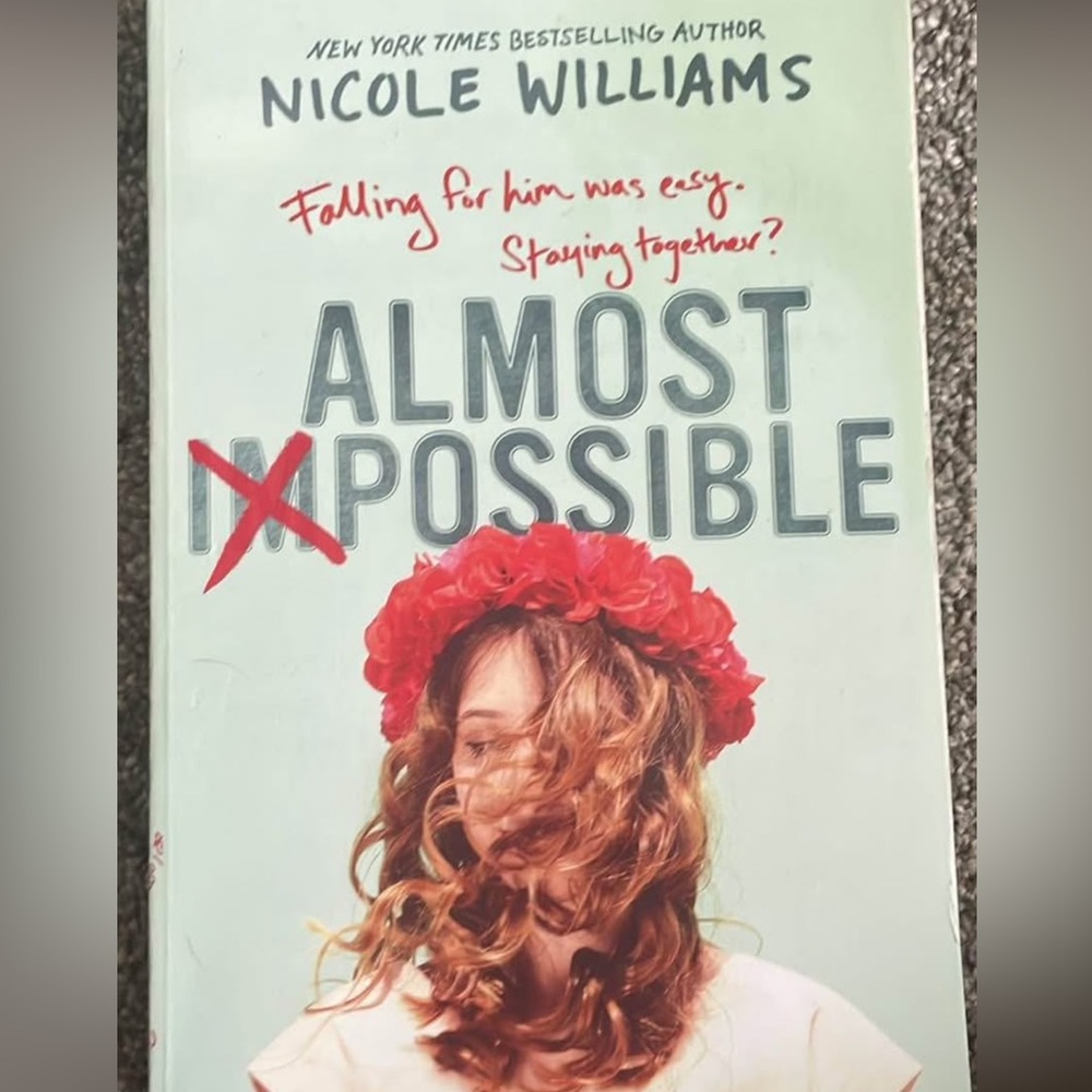 3/$15 Almost Impossible by Nicole Williams Book